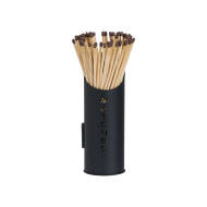 Black Finish Logs And Kindling Buckets & Matchstick Holder - Thumb 4