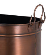 Large Copper Log Bucket - Thumb 2