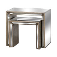 Augustus Mirrored Nest Of Tables - Thumb 1