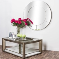 Augustus Circular Window Wall Mirror - Thumb 3