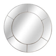 Augustus Circular Window Wall Mirror - Thumb 1