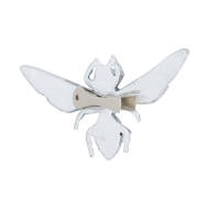 Antique Silver Bumble Bee Decorative Clip - Thumb 2