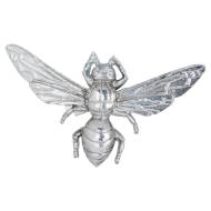 Antique Silver Bumble Bee Decorative Clip - Thumb 1