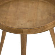 Loft Collection Set Of 3 Round Wooden Table - Thumb 2