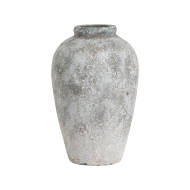 Aged Stone Tall Ceramic Vase - Thumb 1