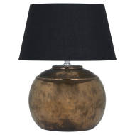 Regola Bronze Metallic Ceramic Table Lamp - Thumb 1