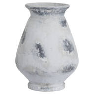 Naxos Large Antique White Vase - Thumb 1