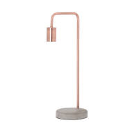 Copper Industrial Lamp With Stone Base - Thumb 1
