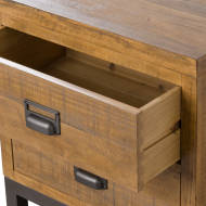 The Draftsman Collection Two Drawer Bedside - Thumb 2