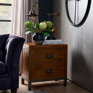 The Draftsman Collection Two Drawer Bedside - Thumb 3