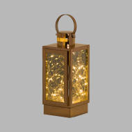 Copper Lantern With Led Micro Lights - Thumb 2