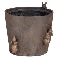 Flower Pot With Mice Detail - Thumb 1