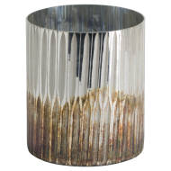 Grey And  Bronze Large Ombre Candle Holder - Thumb 1