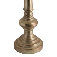 Antique Brass Effect Tall Candle Holder - Thumb 2