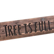 Our Family Tree Rustic Wooden Message Plaque - Thumb 2