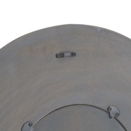 Grey Painted Round Textured Mirror - Thumb 3