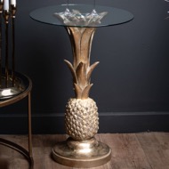 Ashby Gold Pineapple Side Table - Thumb 3