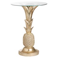Ashby Gold Pineapple Side Table - Thumb 1