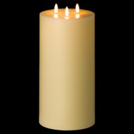 Luxe Collection Natural Glow 6 x 12 LED Ivory Candle - Thumb 2