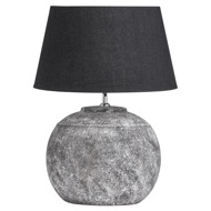 Regola Aged Stone Ceramic Table Lamp - Thumb 1