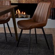 Malmo Tan Dining Chair - Thumb 4