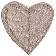 Large Heart Wicker Wall Art - Thumb 1