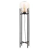 Large Vintage Industrial Glass Glow Lamp - Thumb 1
