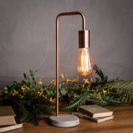 Marble And Brass Industrial Desk Lamp - Thumb 4