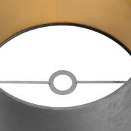Grey Velvet Lamp And Ceiling Shade - Thumb 2