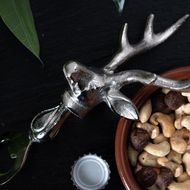 Silver Nickel Stag Head Detail Bottle Opener - Thumb 4