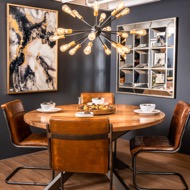 Large Black And Brass Bomb Light - Thumb 4