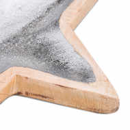 Wooden Star Dish With Metallic Detail - Thumb 2