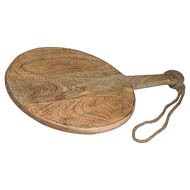 Large Round Hanging Hard Wood Chopping Board - Thumb 1