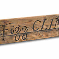 Pop Fizz Clink Drink Rustic Wooden Message Plaque - Thumb 2
