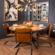 Live Edge Collection Large Round Dining Table - Thumb 5