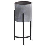 Set Of Two Concrete Effect Table Top Planter - Thumb 3