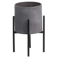 Set Of Two Cylindrical Table Top Planters - Thumb 3