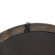 Circular Grey Wash Avrey Mirror - Thumb 2