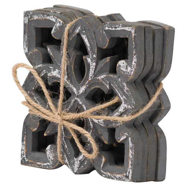 Harmen Set Of 4 Antique Metallic Coaters - Thumb 1