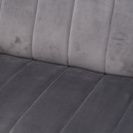 Emperor Grey Velvet 2 Seater Sofa - Thumb 2
