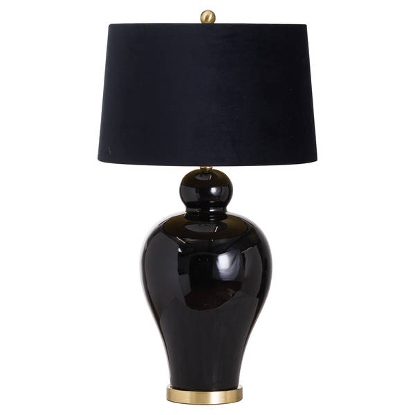 Kalvin Black Table Lamp - Thumb 1