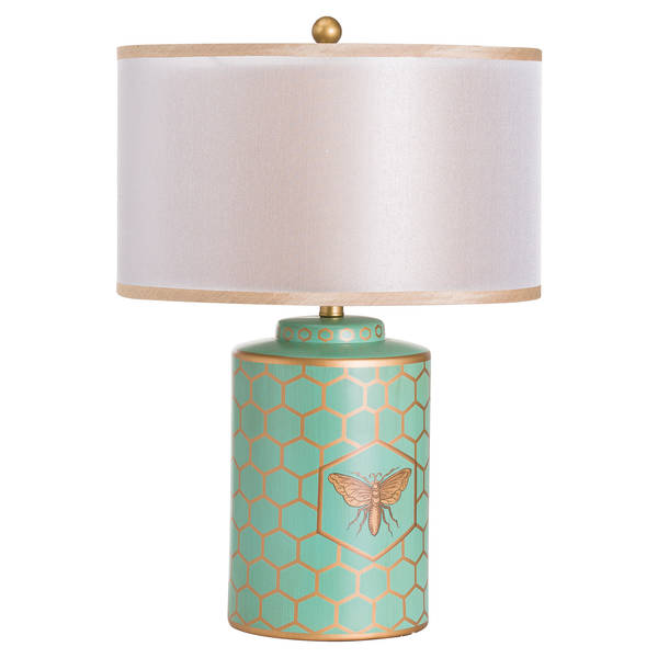 Harley Bee Table Lamp With Double Layer Shade - Thumb 1