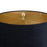 Barbro Table Lamp With Black Velvet Shade - Thumb 3