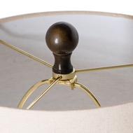 Ursa Table Lamp With Linen Shade - Thumb 3