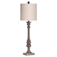 Ursa Table Lamp With Linen Shade - Thumb 1
