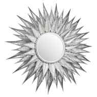 Ohlson Silver Large Sunburst Mirror - Thumb 1
