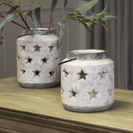 Bloomville Large Stone Star Lantern - Thumb 3