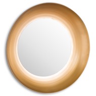 Devant Large Gold Rimmed Mirror - Thumb 1