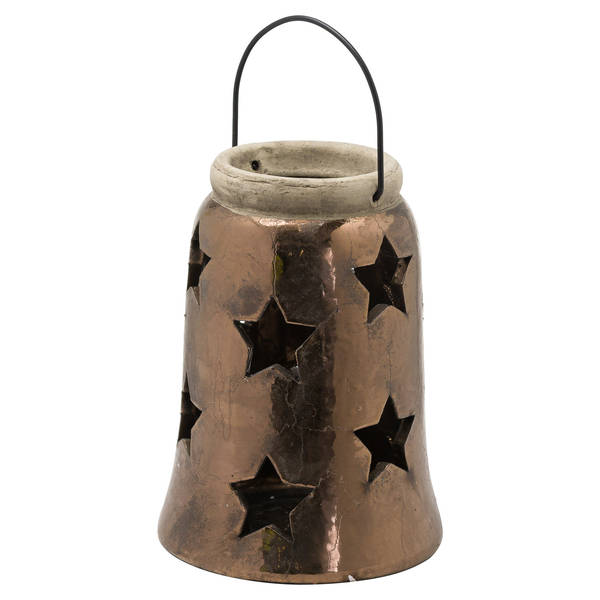 Evi Antique Bronze Large Star Lantern