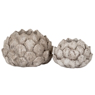 Large Stone Effect Acorn Tea Light Holder - Thumb 4